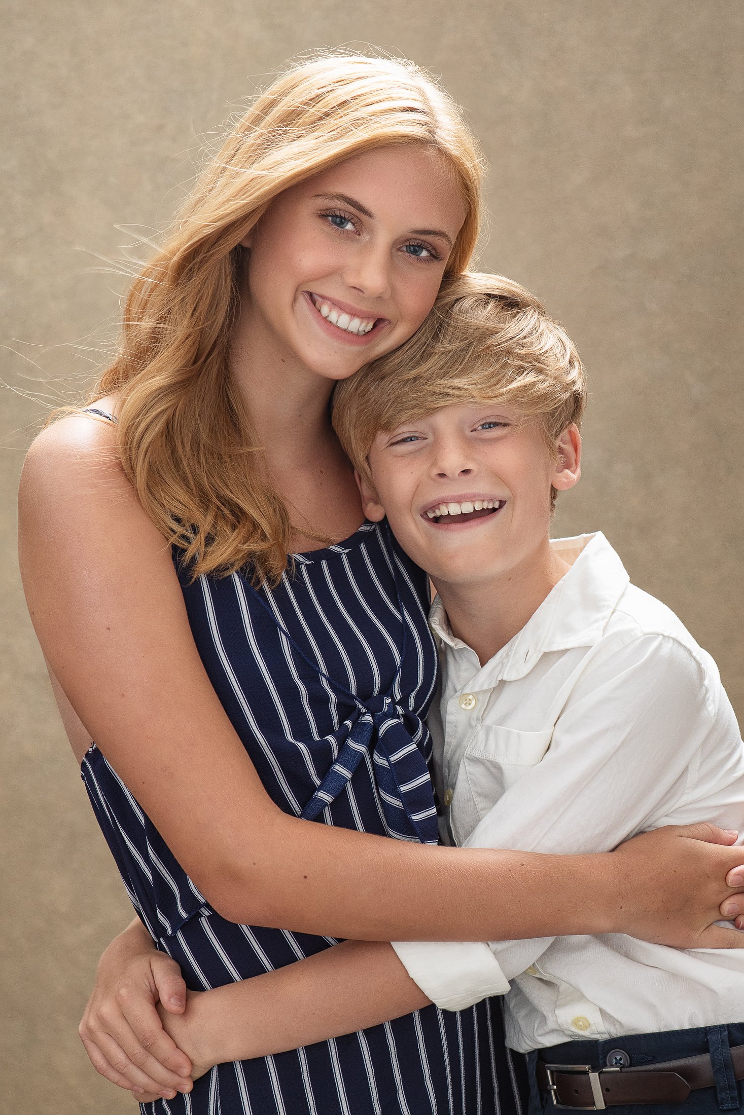Brother and sister portrait, Dallas family photo session